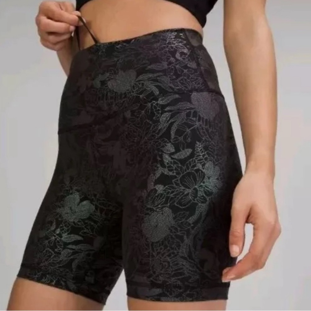 Floral Black Women's Shorts